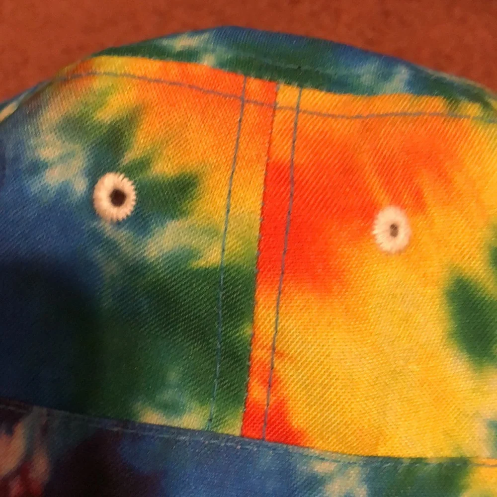 Tie dye Rainbow Bucket Hat 🌈